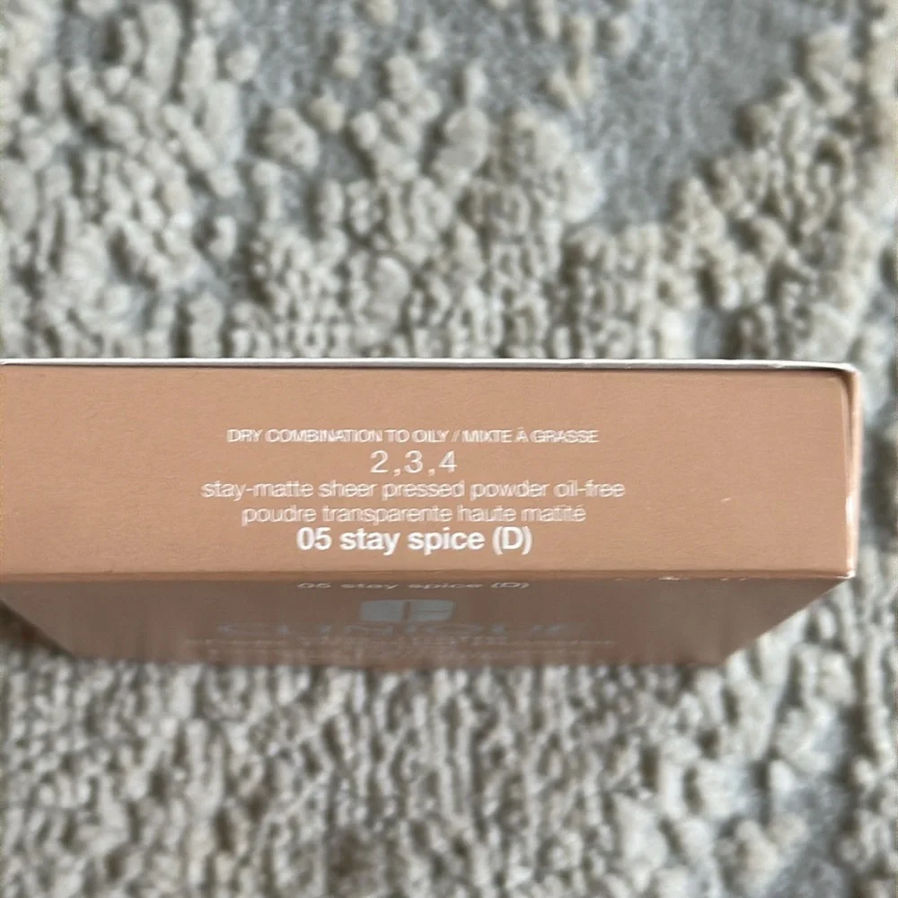 2 Clinique Stay Matte Sheer Pressed Powder Oil Free 19 Stay spice 0.27oz /7.6G